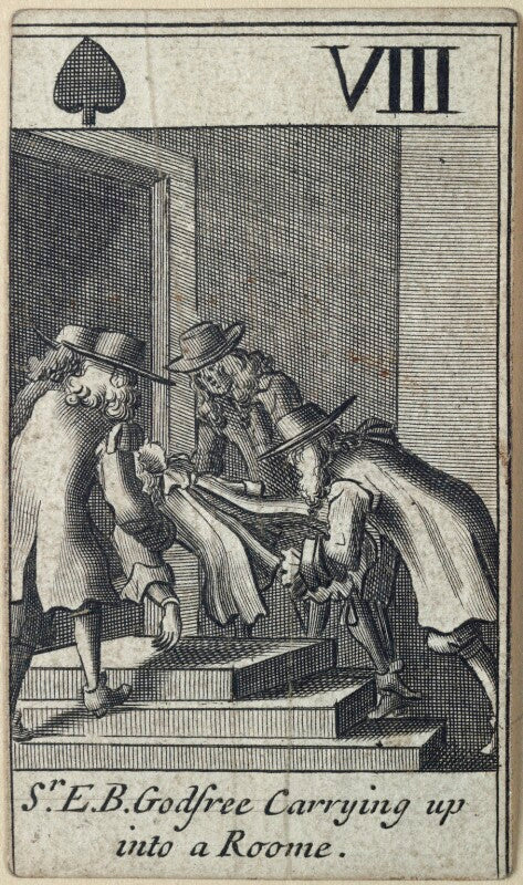 'sr. e.b. godfree carrying up into a roome' npg d23014(f)