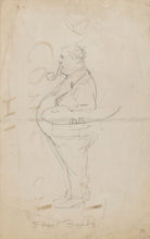 Edward Bundy on Varnishing Day NPG D43138