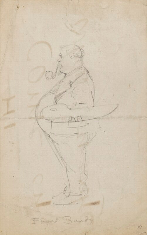 Edward bundy on varnishing day npg d43138