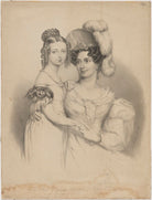 Queen Victoria; Princess Victoria, Duchess of Kent and Strathearn NPG D33562