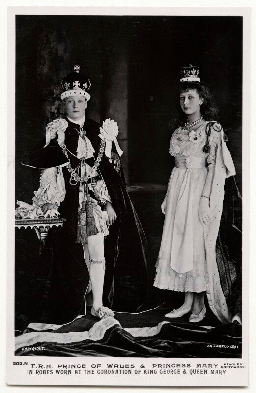 Prince edward, duke of windsor (king edward viii); princess mary, countess of harewood npg x136044