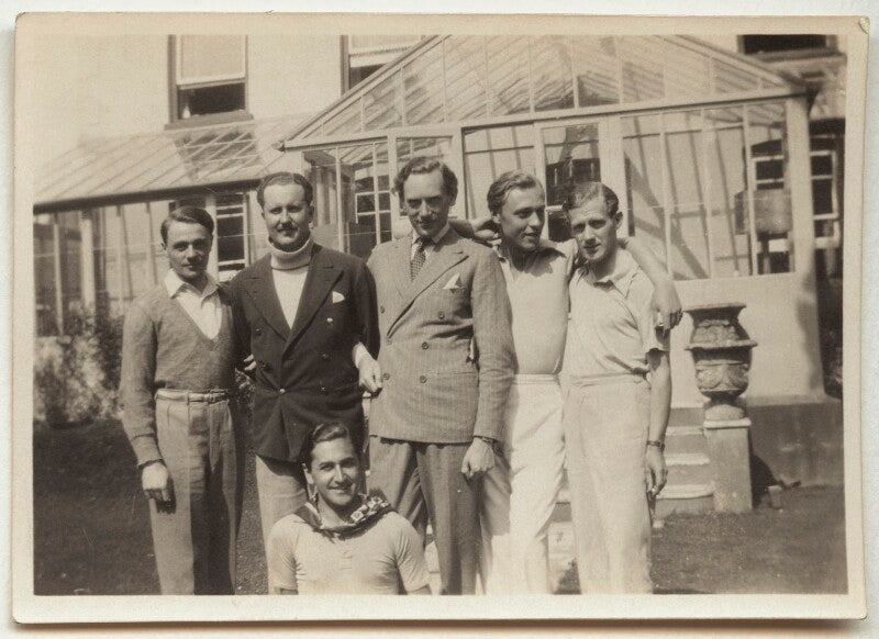 Guy osborn; budge fraser; arthur jeffress; eliot hodgkin and friends npg x47331