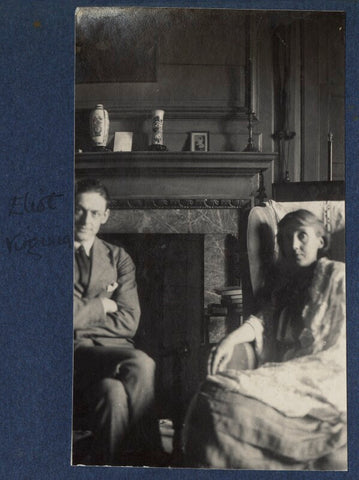 T.S. Eliot; Virginia Woolf NPG Ax141652