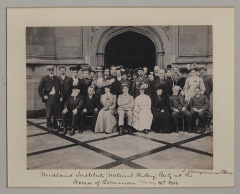 'Midland Institute (Natural History) Party at the House of Commons' NPG x135553