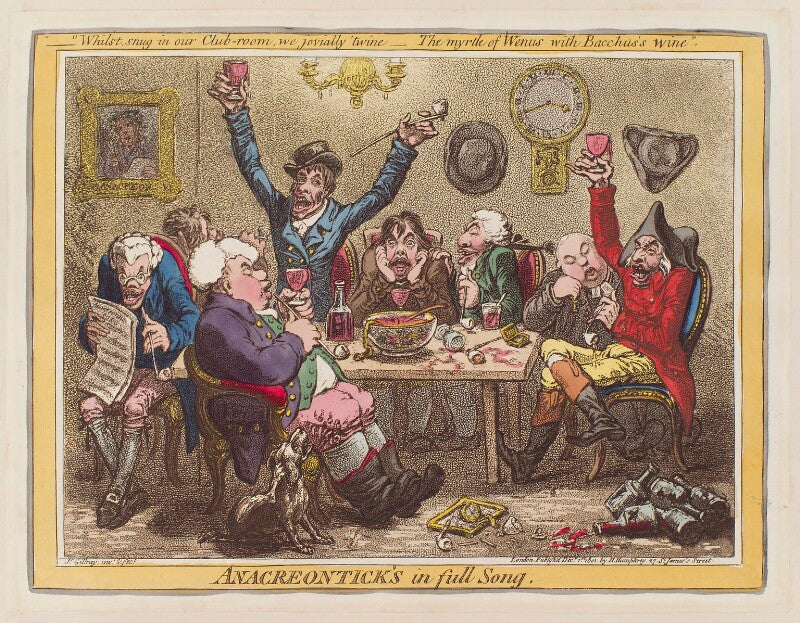 'anacreontick's in full song' npg d12773