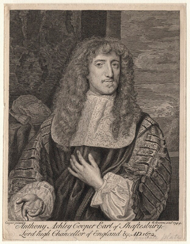 Anthony ashley cooper, 1st earl of shaftesbury npg d16246