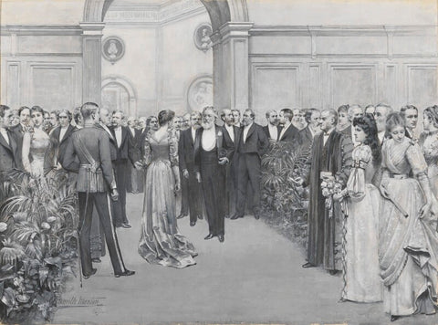 The Royal Academy Conversazione, 1891 NPG 2820