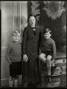 Countess Elizabeth de Pret-Roose (née Garland) with her sons, John Garland de Pret Roose and Michael de Pret Roose NPG x151037