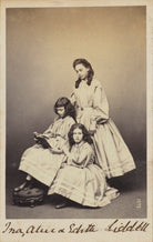 Alice Liddell; Edith Mary Liddell; Ina Liddell NPG Ax68108