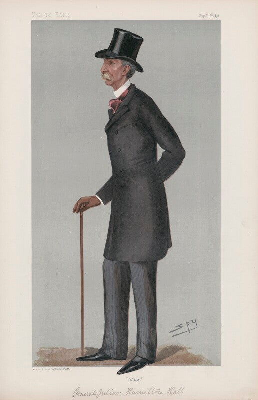 Julian hamilton hall ('men of the day. no. 726.') npg d44925
