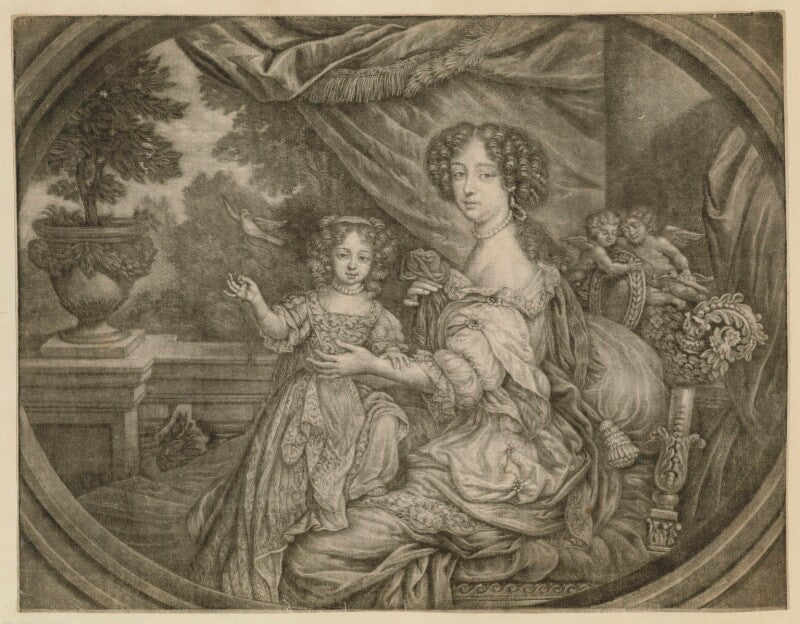 Barbara Palmer (née Villiers), Duchess of Cleveland and Lady Barbara Fitzroy NPG D30499