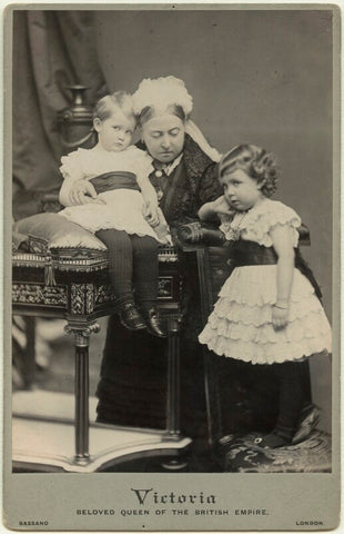 Prince Arthur of Connaught; Queen Victoria; Margaret, Crown Princess of Sweden NPG x21185
