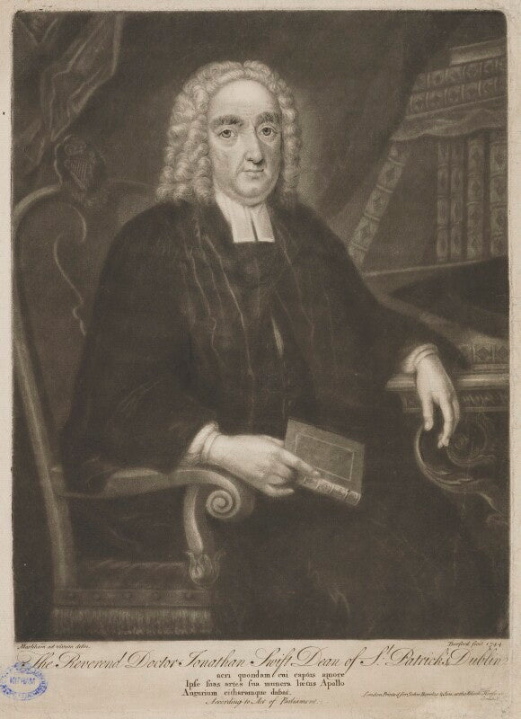 Jonathan swift npg d40800