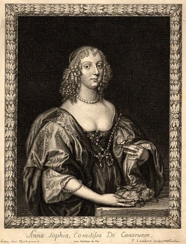 Anne Sophia Dormer (née Herbert), Countess of Carnarvon NPG D10915