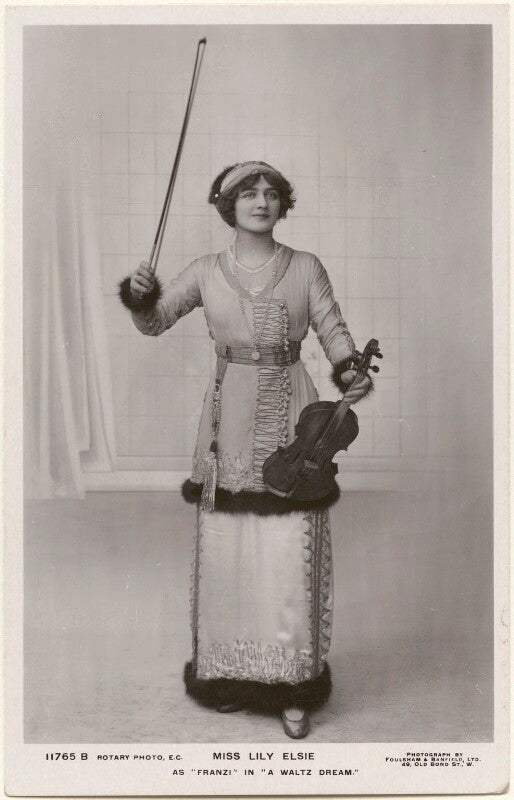 Lily elsie as 'franzi' in 'a waltz dream' npg x201090