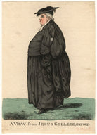 'A view from Jesus College, Oxford' (possibly David Hughes; formerly called John Hughes) NPG D13452