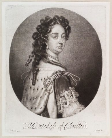 Barbara Palmer (née Villiers), Duchess of Cleveland NPG D11617