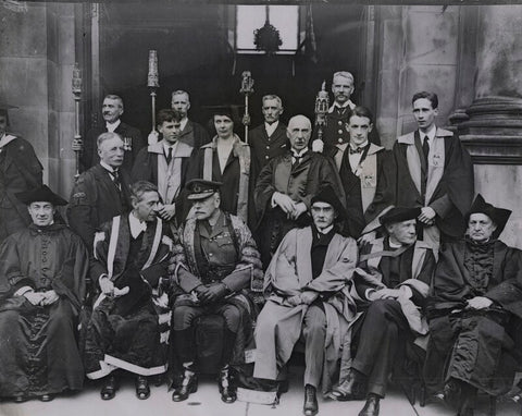 Douglas Haig, 1st Earl Haig; Rudyard Kipling; George Galloway; Sir John Bland-Sutton, 1st Bt NPG x184141