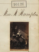 Miss M. Hampton NPG Ax59841