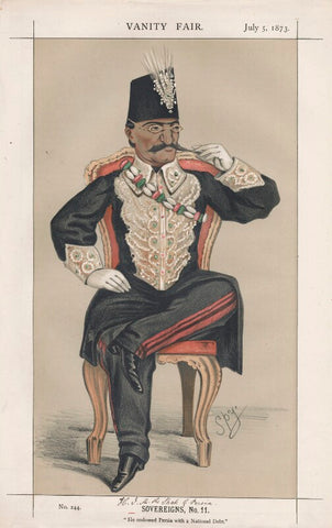 Nasser al-Din, Shah of Persia ('Sovereigns, No. 11.') NPG D43595