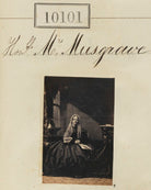 Hon. Mrs Musgrave NPG Ax59815