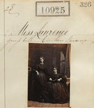 Miss Laurence; Miss Mary Laurence NPG Ax60631