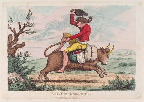'Paddy on horse-back' NPG D12278