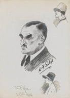 Selwyn Francis Edge and two unknown women NPG D43179c