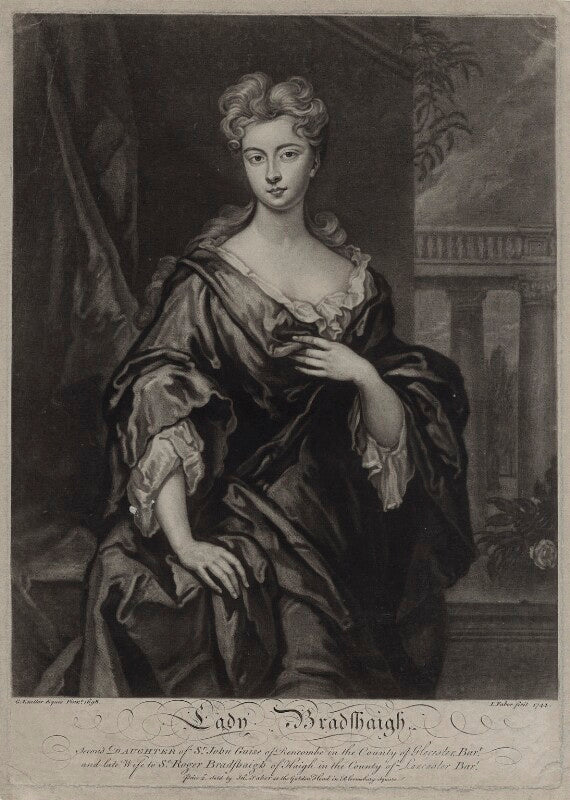 Rachel bradshaigh (née guise), lady bradshaigh npg d27363
