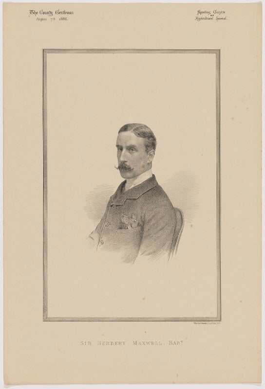 Sir herbert eustace maxwell, 7th bt npg d46184