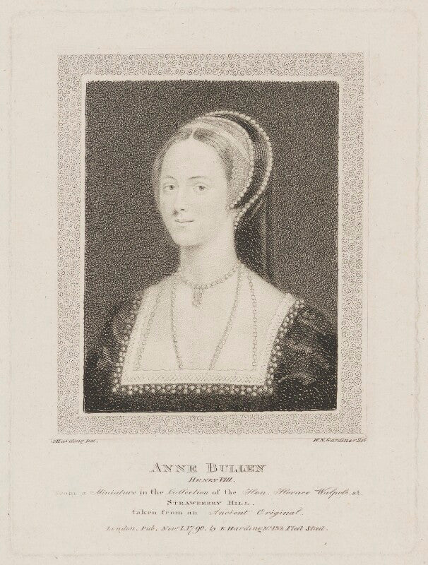 Anne Boleyn Portrait Print National Portrait Gallery Shop