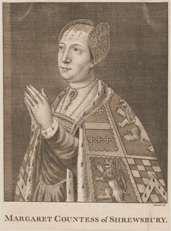 Margaret talbot (née beauchamp), countess of shrewsbury npg d40718