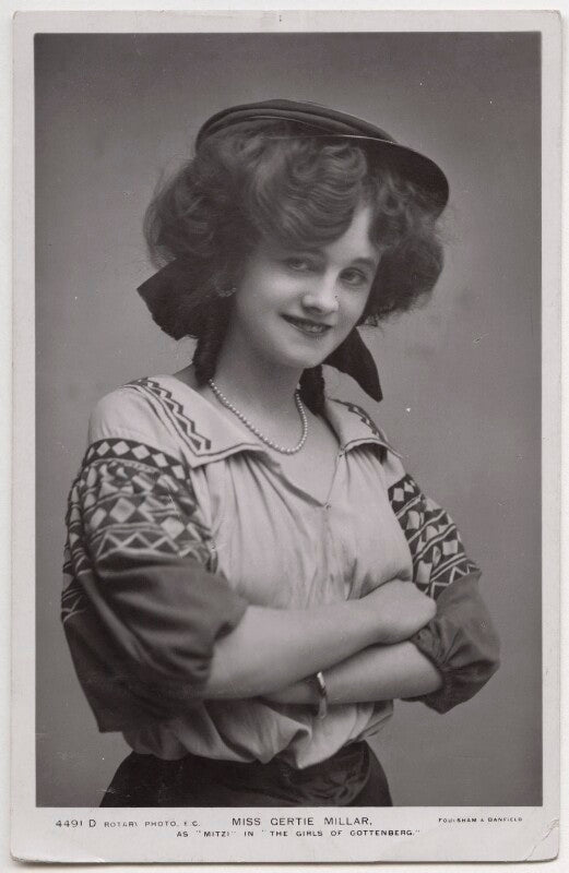 Gertie millar as mitzi in 'the girls of gottenberg' npg x138978