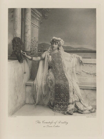 Rachel (née Gurney), Countess of Dudley as Queen Esther NPG Ax41080