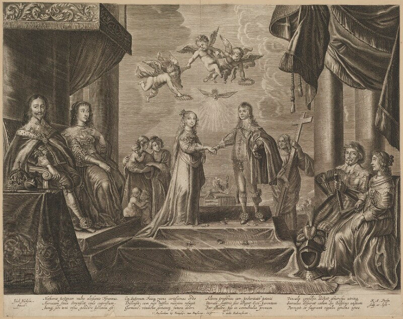 The marriage of william ii of orange nassau and mary, princess of orange npg d32120