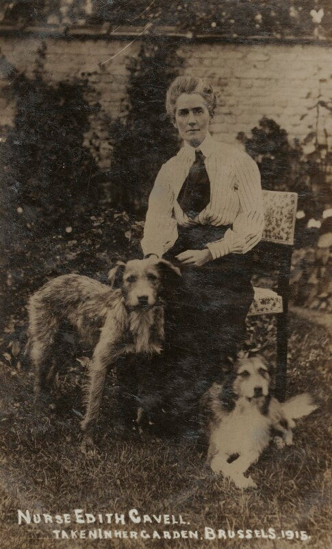 Edith cavell with don and jack npg x46560