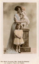 Muriel Beaumont', Lady Du Maurier; Angela Du Maurier and Daphne Du Maurier NPG x131446