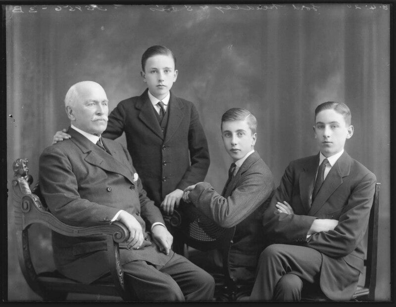 Rowland allanson winn, 5th baron headley; john allanson winn; charles allanson winn, 7th baron headley; rowland allanson winn, 6th baron headley npg x120440