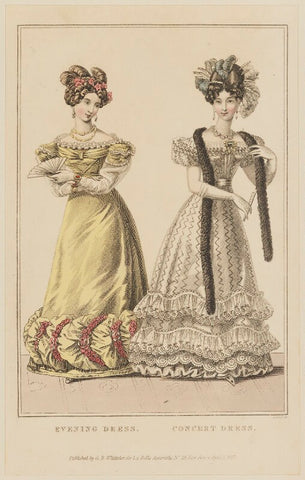 'Evening Dress. Concert Dress', April 1827 NPG D47602