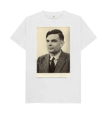 White Alan Turing Unisex t-shirt