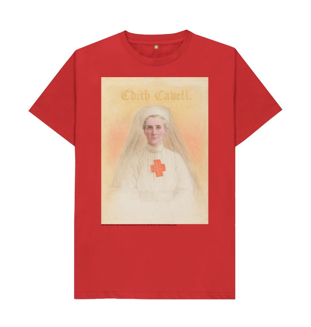 Red edith cavell unisex crew neck t shirt