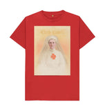 Red Edith Cavell Unisex Crew Neck T-shirt