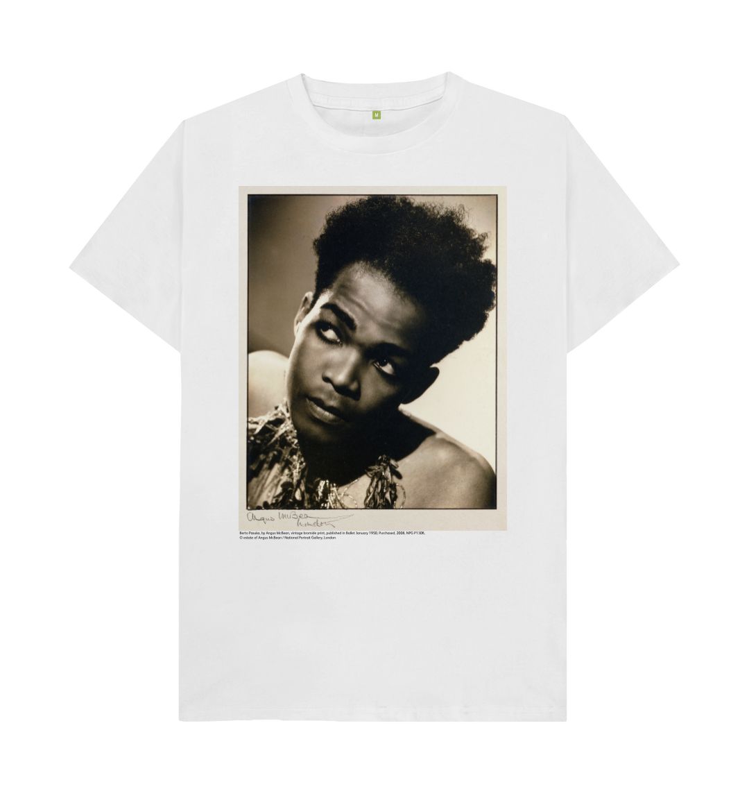 White berto pasuka by angus mcbean unisex t shirt