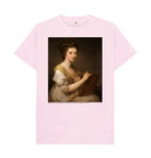 Pink Angelica Kauffmann Unisex Crew Neck T-shirt