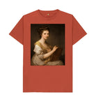 Rust Angelica Kauffmann Unisex Crew Neck T-shirt