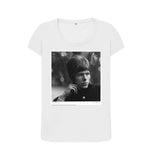 White David Bowie Women's Scoop Neck T-shirt