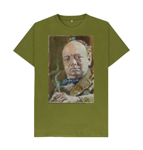 Moss Green Winston Churchill Unisex T-Shirt
