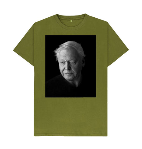 Moss Green Sir David Attenborough Unisex T-Shirt