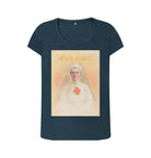Denim Blue Edith Cavell Women's Scoop Neck T-shirt