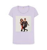 Violet Joanna Lumley; Jennifer Saunders as Edina and Patsy in 'Absolutely Fabulous' Women's Scoop Neck T-shirt